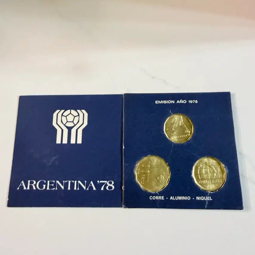 [BUNJANG] 1978 Argentina World Cup Commemorative Coin Set / 1978 아르헨티나 월드컵 기념 주화 세트