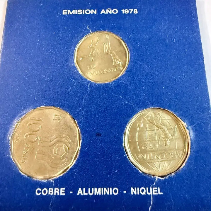 [BUNJANG] 1978 Argentina World Cup Commemorative Coin Set / 1978 아르헨티나 월드컵 기념 주화 세트