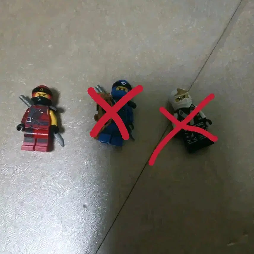 [BUNJANG] LEGO Ninjago Kai, Jay, Zane Minifigure Set / 닌자고 카이, 제이, 쟌 피규어 팝니다