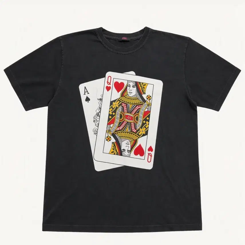 [BUNJANG] 2NE1 Black Jack T-Shirt / 2NE1 블랙 잭 티셔츠 굿즈