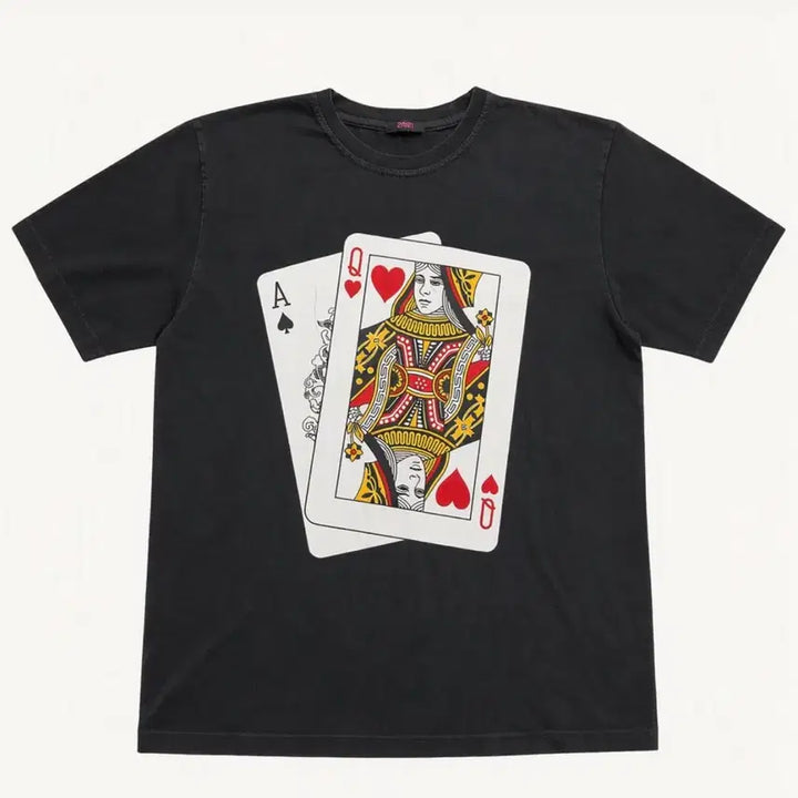 [BUNJANG] 2NE1 Black Jack T-Shirt / 2NE1 블랙 잭 티셔츠 굿즈