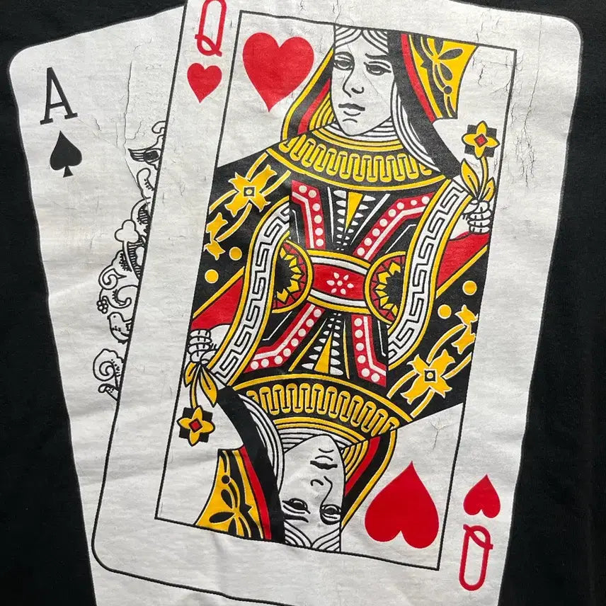 [BUNJANG] 2NE1 Black Jack T-Shirt / 2NE1 블랙 잭 티셔츠 굿즈