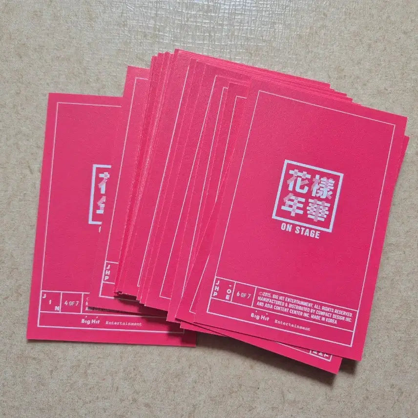 [BUNJANG] BTS Hwaonse Mini Photocard Bundle Set (12 pcs) / 방탄 화온스 미니포카 12장 일괄