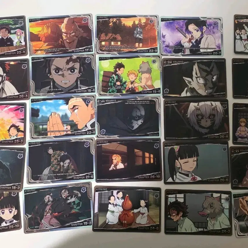 [BUNJANG] Demon Slayer Collectible Card Series Bundle Set / 귀칼 콜렉트카드 시리즈 일괄