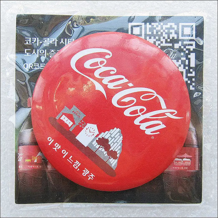 [BUNJANG] Coca-Cola "This Taste, This Feeling" Gwangju Can Pin / 코카콜라 이맛 이느낌 광주 캔 배지 (2214)