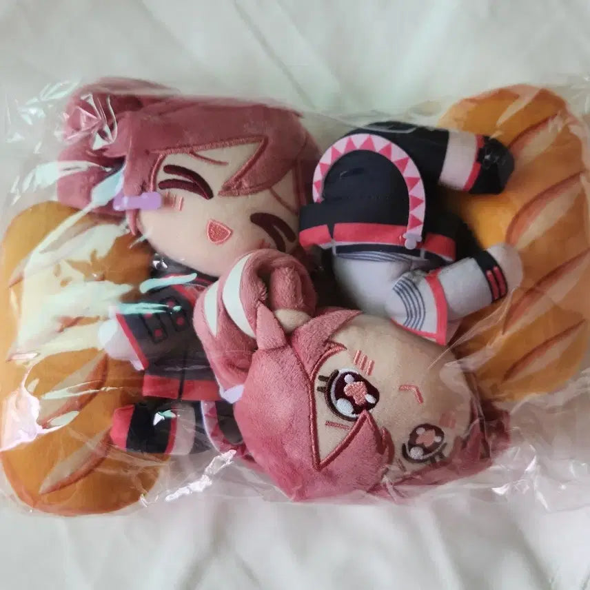 [BUNJANG] Kasane Teto French Bread Plush Doll Bundle Set / 카사네 테토 프랑스 빵 인형 누이 일괄