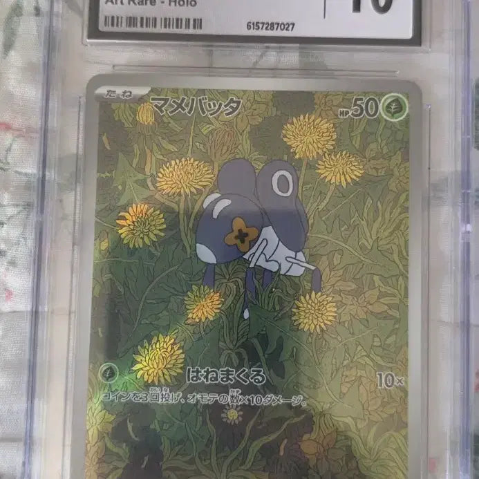 [BUNJANG] Pokemon Card Mamebata 082/080 AR CGC 10 / 포켓몬 카드 마메바타 082/080 AR 10