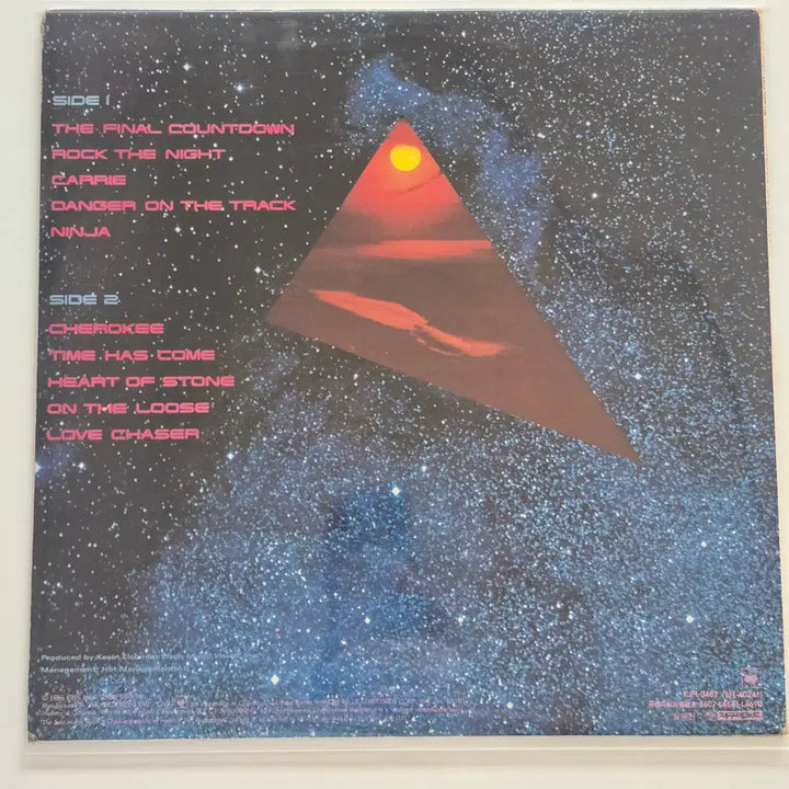 [BUNJANG] Europe The Final Countdown LP / Europe 유럽 LP / The Final Countdown/EX+/가사지