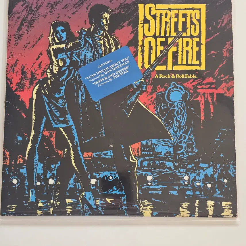 [BUNJANG] Streets of Fire OST LP / Streets of Fire 스트리츠 오브 파이어 OST LP / EX-스크레치많으나 소리양호/가사지