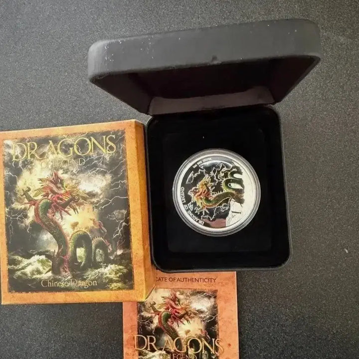 [BUNJANG] Perth Mint "Chinese Dragon" 1 oz Colorized Silver Coin / 호주 퍼스민트 전설속용"차이니스 드래곤" 1온스 색채 은화