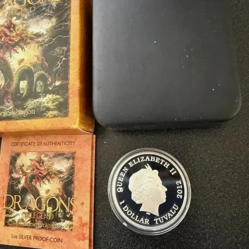 [BUNJANG] Perth Mint "Chinese Dragon" 1 oz Colorized Silver Coin / 호주 퍼스민트 전설속용"차이니스 드래곤" 1온스 색채 은화