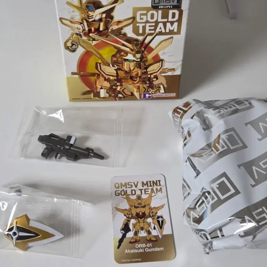 [BUNJANG] QMSV Mini Gold Team Akatsuki Gundam / QMSV 미니 골드팀 아카츠키 건담