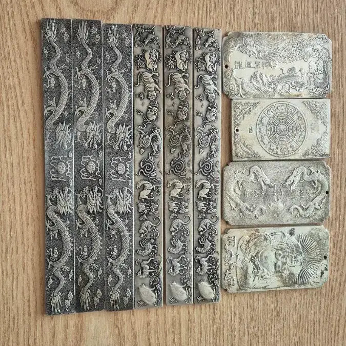 [BUNJANG] Vintage Brass Paperweights Set (10 pcs) / 문진 10  백동