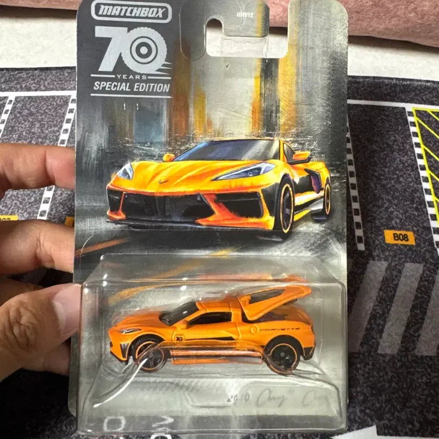 [BUNJANG] Matchbox 70th Anniversary Corvette Trunk Gimmick Unsealed / 매치박스 70주년 콜벳 트렁크 기믹 미개봉