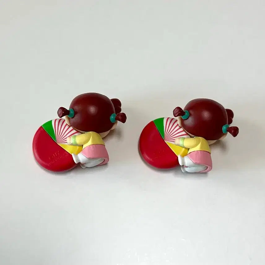 [BUNJANG] Crayon Shin-chan Hangwa Figure Glass Set / 짱구 한과 피규어 유리 2종 일괄