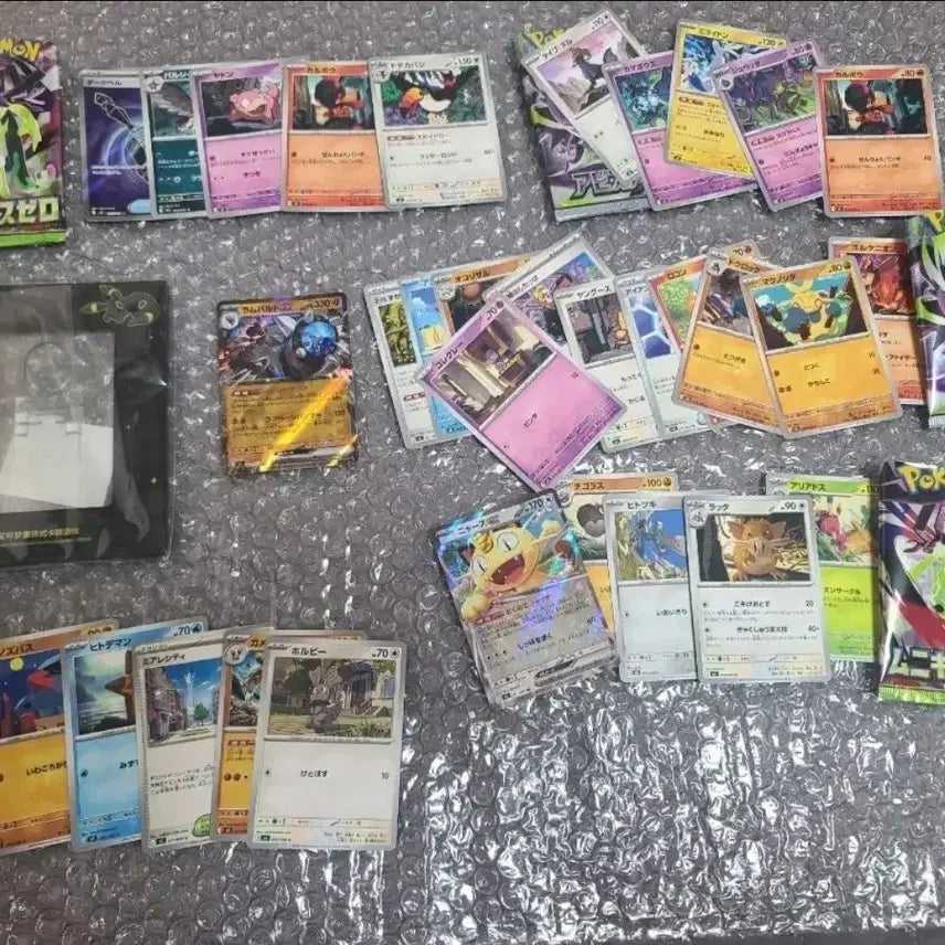 [BUNJANG] Pokemon Japanese Cards Bundle Set with Frame / 포켓몬 일판 카드+포켓몬 카드 액자