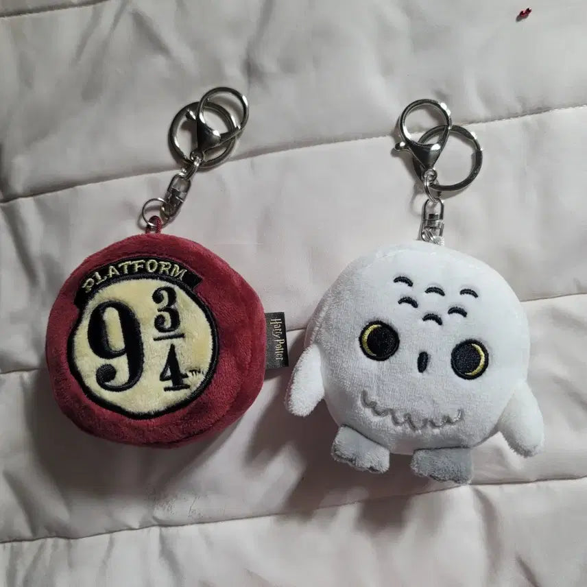 [BUNJANG] Harry Potter Hedwig &amp; Platform 9 3/4 Keychain Doll Set / 해리포터 인형키링 일괄10000원