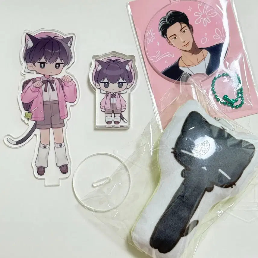 [BUNJANG] PLAVE Hamin Lena Acrylic Stand &amp; Corotto Bundle Set / 플레이브 비공굿 하민 레나님 아크릴스탠드 코롯토 일괄