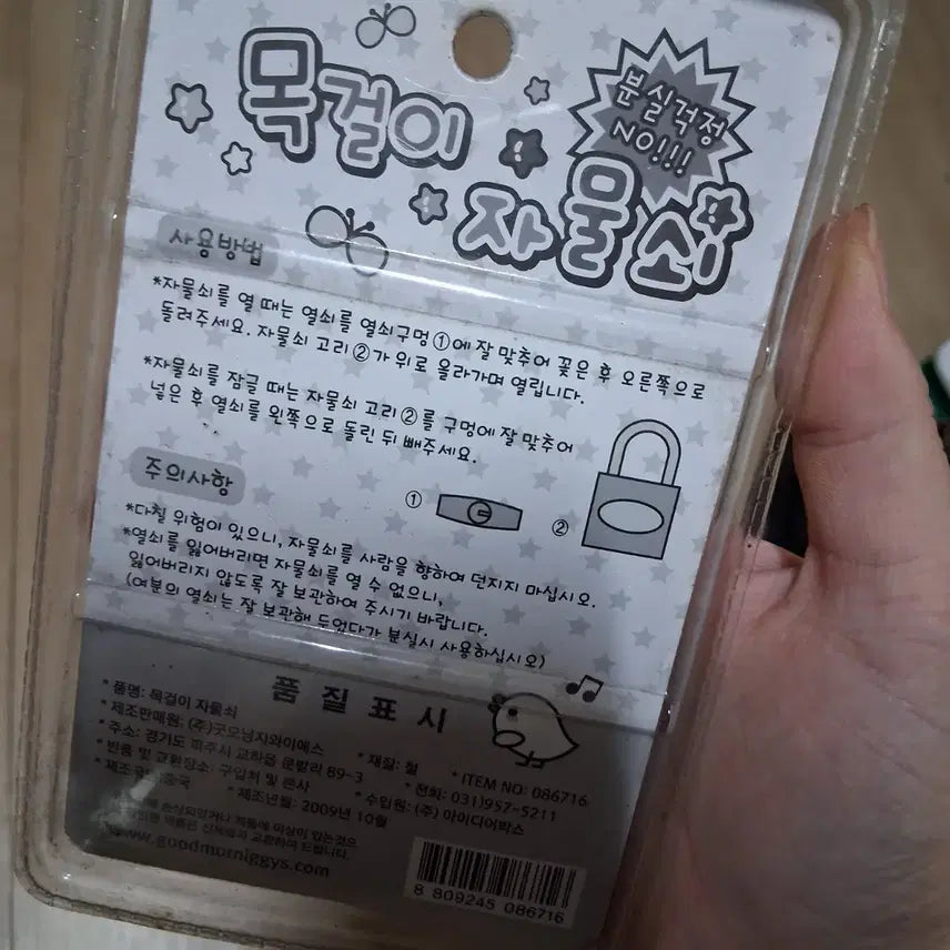 [BUNJANG] 2009 Vintage Lock and Key Set / 2009년도 고전))잠금장치 열쇠 세트