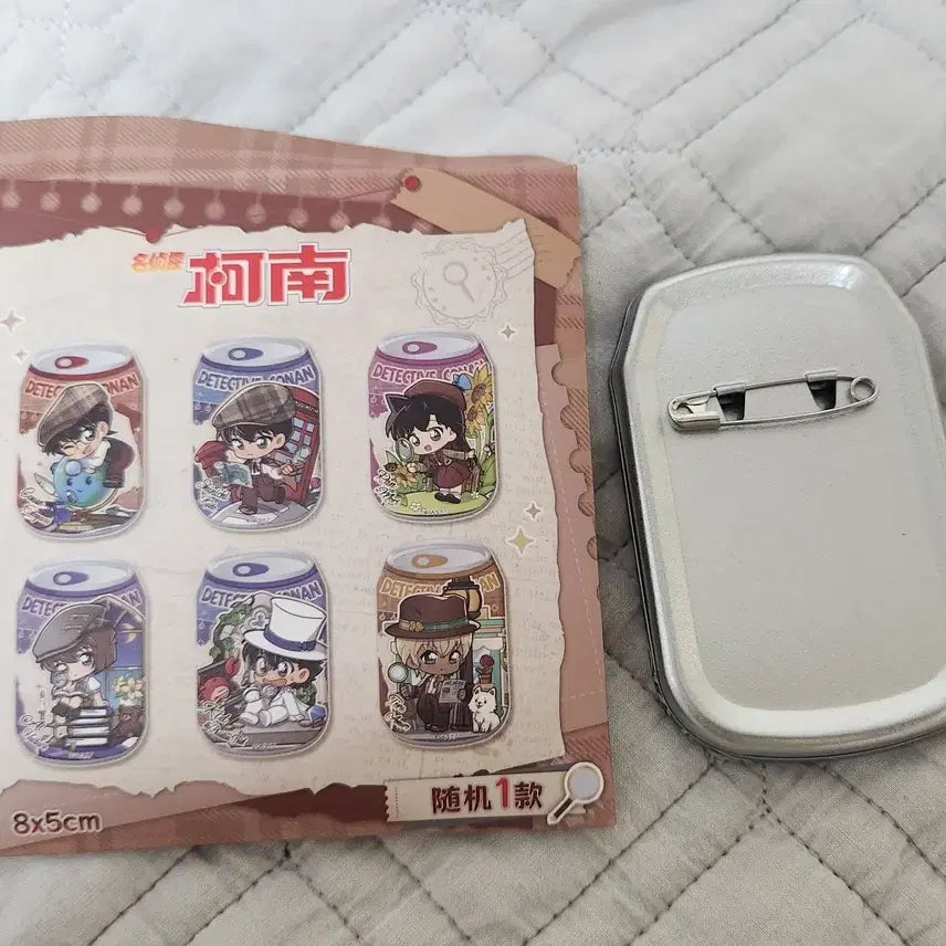 [BUNJANG] Detective Conan "Shinichi" Can Badge / 명탐정 코난 캔뱃지  {도일}