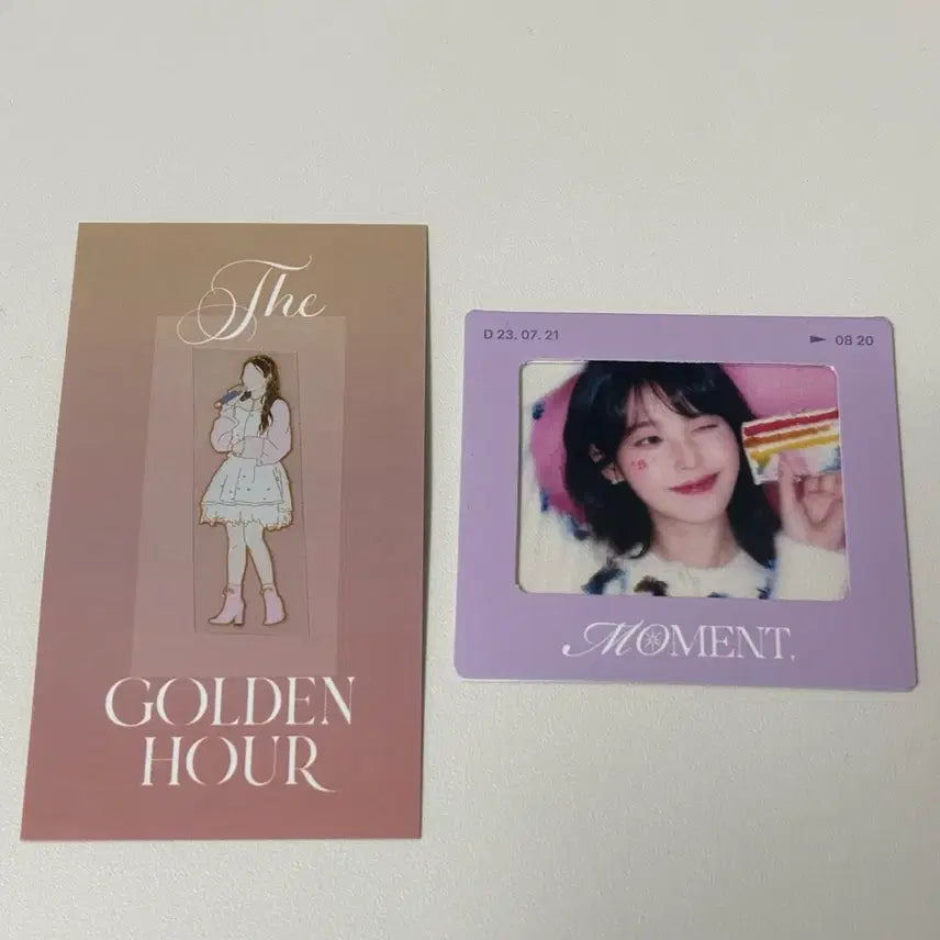 [BUNJANG] IU Moment Film Mark, Electrostatically Attached Sticker / 아이유 순간 필름마크, 전차스