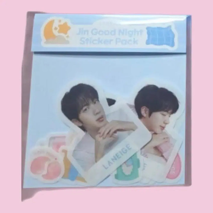[BUNJANG] BTS Jin Laneige Good Night Sticker Pack / BTS 진 라네즈 굿나잇 스티커팩 미개봉 새상품