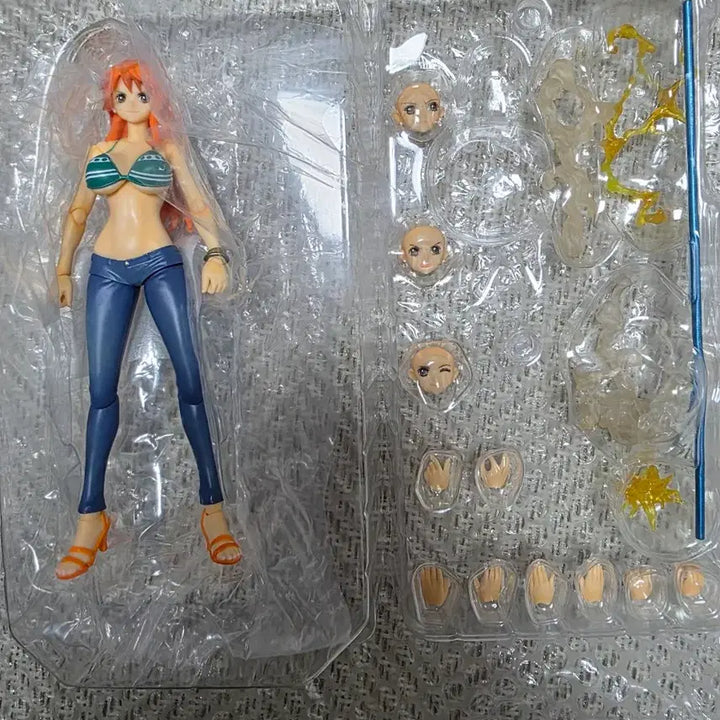 [BUNJANG] One Piece Variable Action Heroes Nami/Hancock Figure Bundle (Opened) / 원피스 배리어블 액션 히어로즈 나미/핸콕 피규어 일괄 개봉품