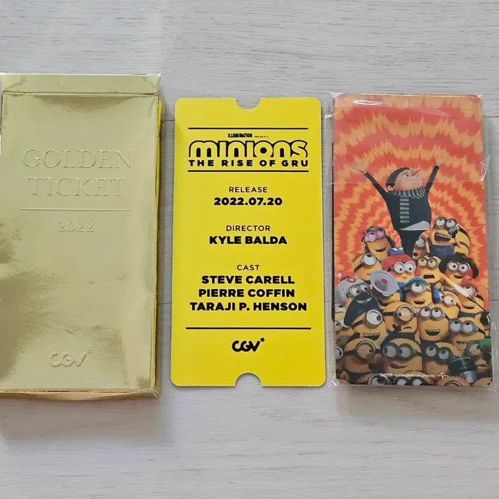 [BUNJANG] Minions Golden Ticket 2022 CGV / 미니언즈 골든티켓 2022 cgv