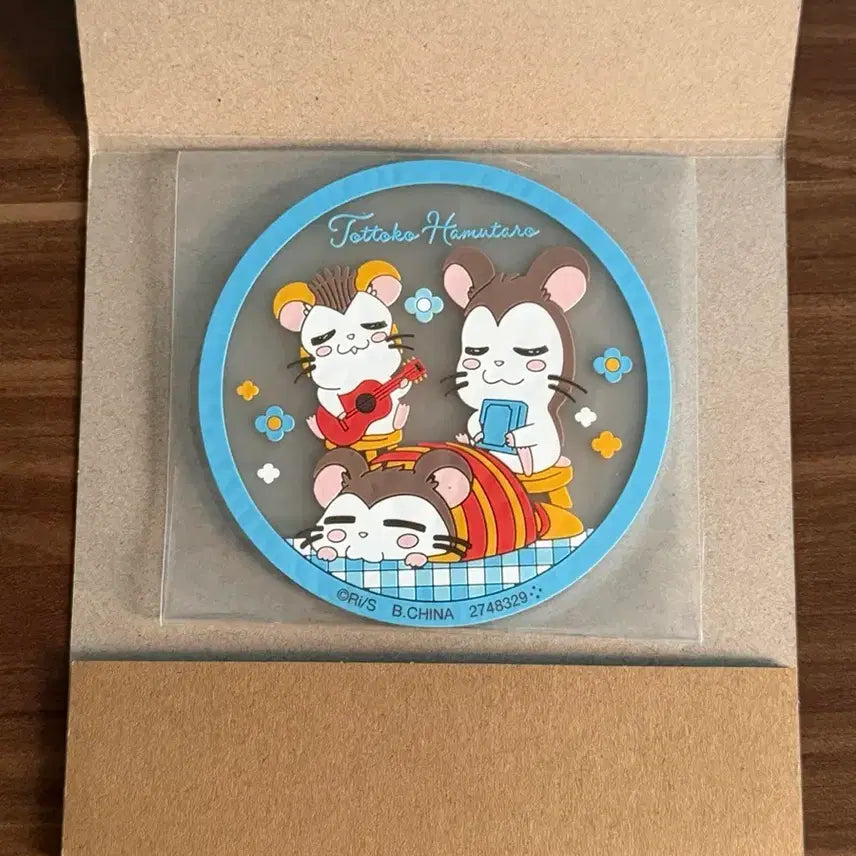 [BUNJANG] Bunga Bunga Hamtori Coaster Cup Holder (Sealed) / (미개봉) 방가방가 햄토리 코스터 컵받침