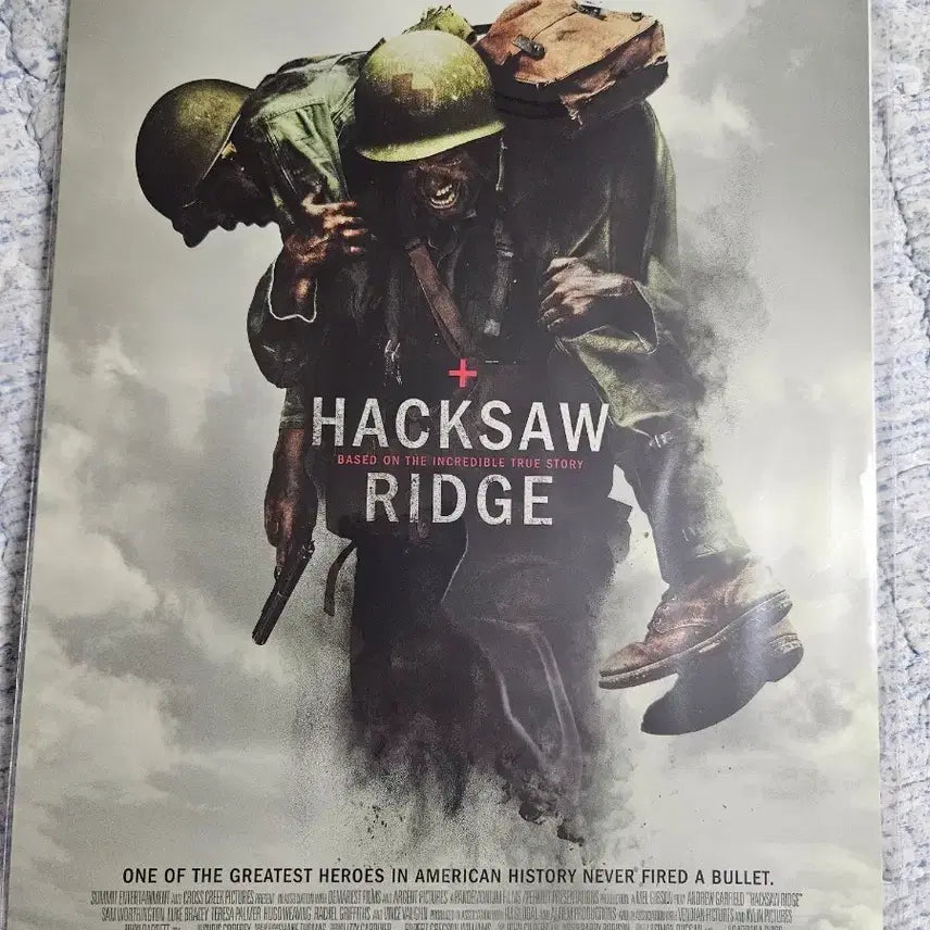 [BUNJANG] Hacksaw Ridge Original Movie Poster / 박스)핵소 고지 영화 포스터 오리널 해외