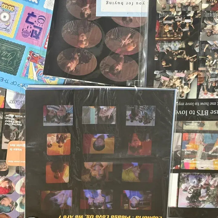 [BUNJANG] BTS Unauthorized Goods Sticker Set / 방탄소년단 비공굿 스티커 세트