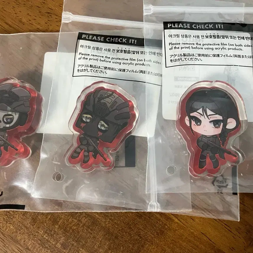 [BUNJANG] Call of Duty Corotto Acrylic Keychain Bundle Set / 콜옵 굿즈 코롯토 일괄로 판매합니다!