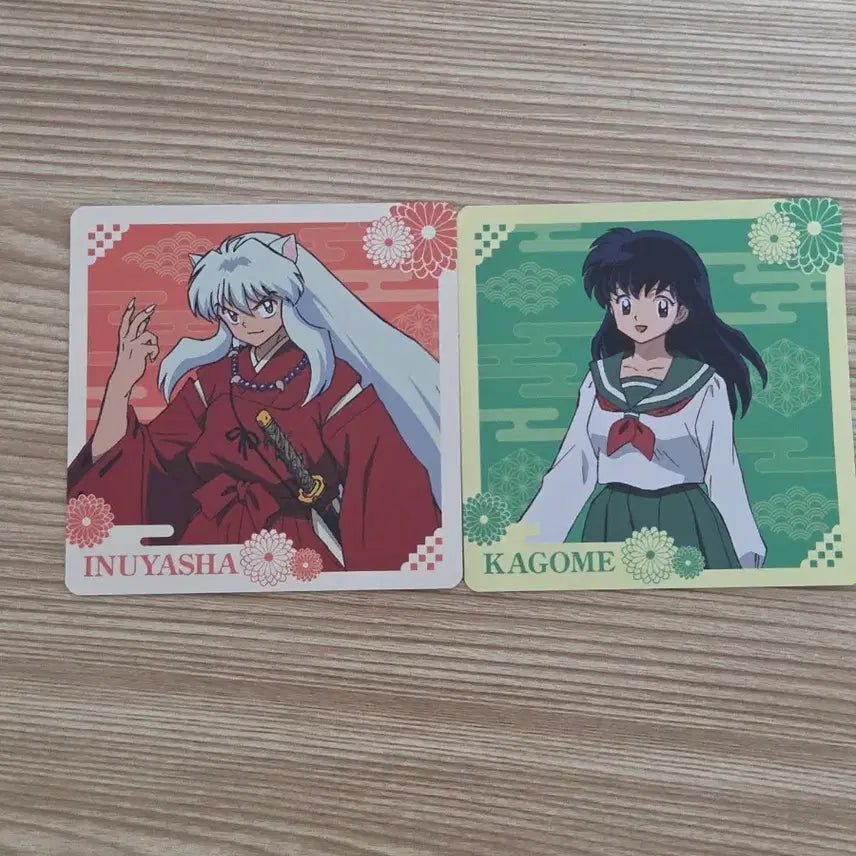 [BUNJANG] Inuyasha Kagome Character Coaster Bundle Set / 이누야샤 팝업 캐릭터  코스터