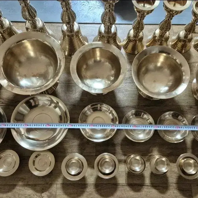 [BUNJANG] Brass Buddhist Ritual Items Set / 놋제품(불교용품)