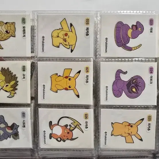 [BUNJANG] Pokemon Sticker Collection (Pikachu, Raichu, Hoppip, etc.) / 포켓몬 띠부띠부씰 (피카츄, 라이츄, 꼬렛 등)