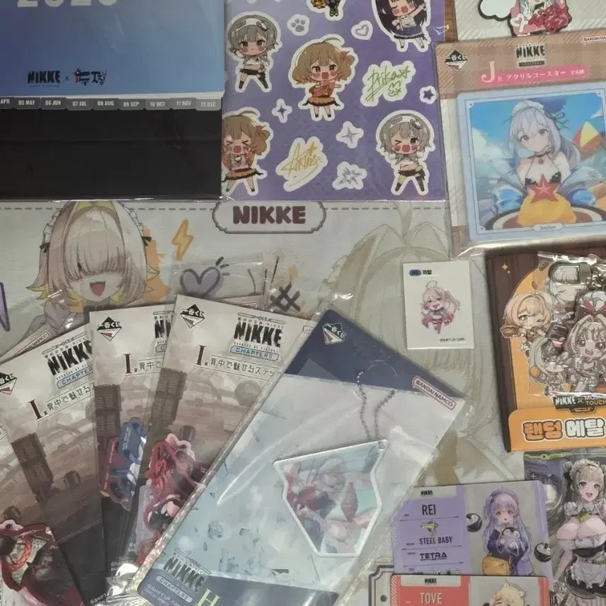 [BUNJANG] Nikke Goods Bundle Set / 니케 굿즈 세트 일괄 판매 일레그 소다 포카 등등