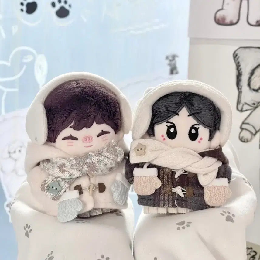 [BUNJANG] 10cm Doll Clothes Snow Coconut Winter Coat / 10cm 인형옷 스노우 코코넛 겨울옷 코트