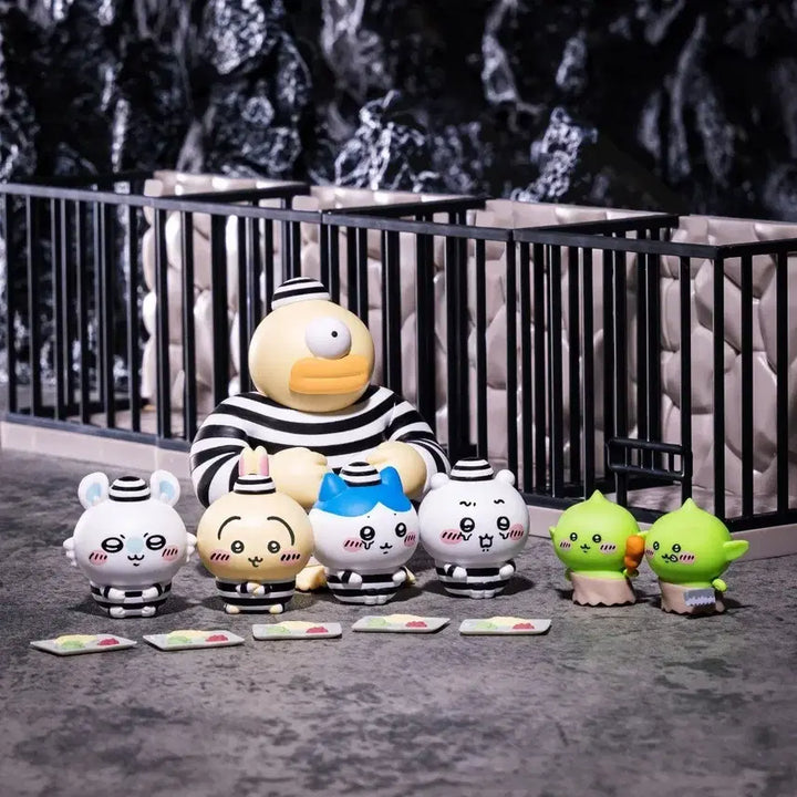[BUNJANG] Chiikawa "Prison" Figure Collection Set (2 Figures) / 먼작귀 치이카와 감옥 피규어 컬렉션 2개 세트