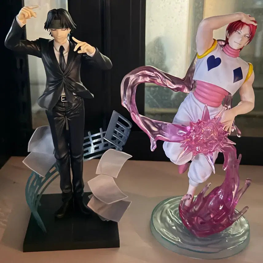 [BUNJANG] Hunter x Hunter Chrollo &amp; Covered Head Hisoka Figure Bundle / 헌터헌터 클로로&amp;덮머 히소카 피규어 일괄판매