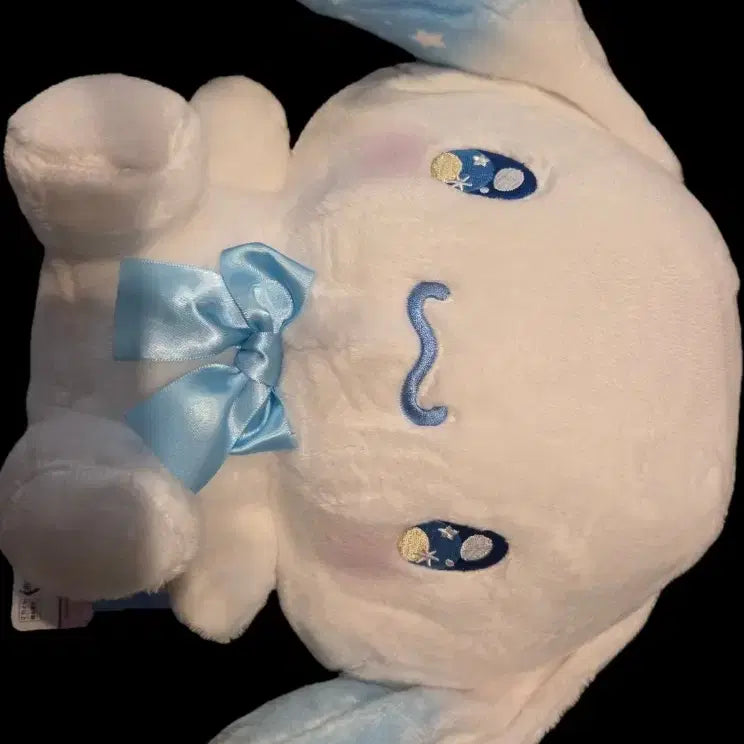 [BUNJANG] Cinnamoroll Uruuru Ribbon Doll Blue Prize Plush / 시나모롤 우루우루 울먹울먹 리본 인형 블루 프라이즈