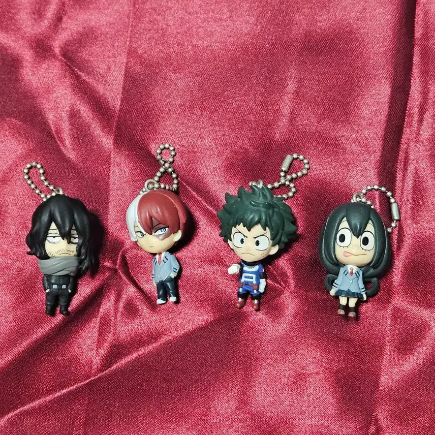 [BUNJANG] My Hero Academia Part.2 Figure Set Keychains / 나의 히어로 아카데미아 피규어 Part.2 피규어키링 4종일괄