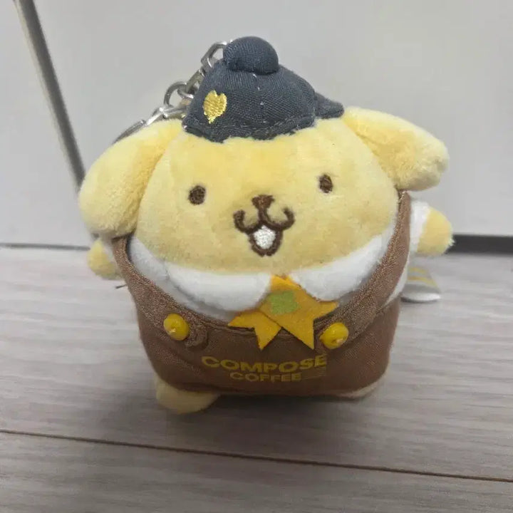 [BUNJANG] Compoz x Sanrio Pompompurin Doll Keyring / 컴포즈 폼폼푸린 인형 키링