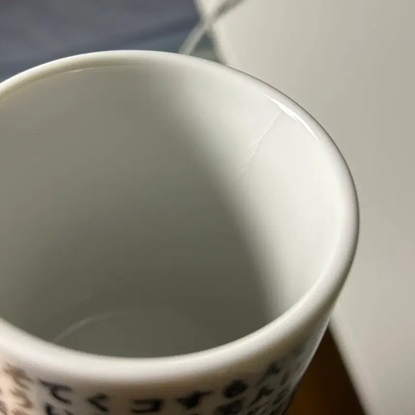 [BUNJANG] Evangelion NERV Quote Ceramic Mug / 에반게리온 네르프 명언 도자기 컵