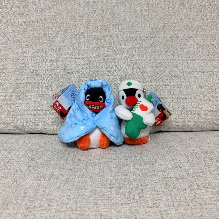[BUNJANG] Pingu Patient Keyring Plush 10cm Bag Charm / 정품 핑구 환자 키링 인형 10cm 가방고리