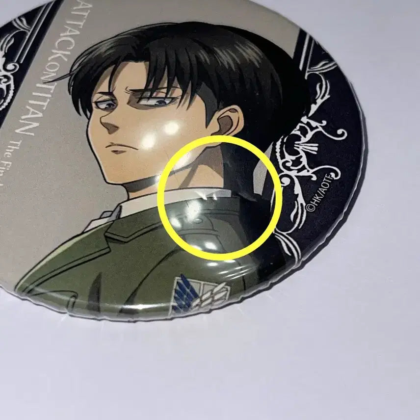 [BUNJANG] Attack on Titan Eren Levi Can Badge Bundle Set / 진격의 거인 에렌 리바이 캔뱃지 일괄