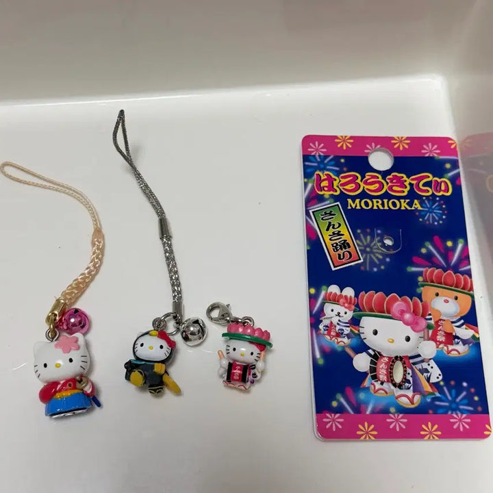 [BUNJANG] Vintage Hello Kitty Strap Bundle Set / 고전키티 스트랩 일괄