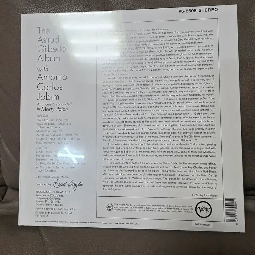 [BUNJANG] Astrud Gilberto LP / 아스트러드 질베르로 LP