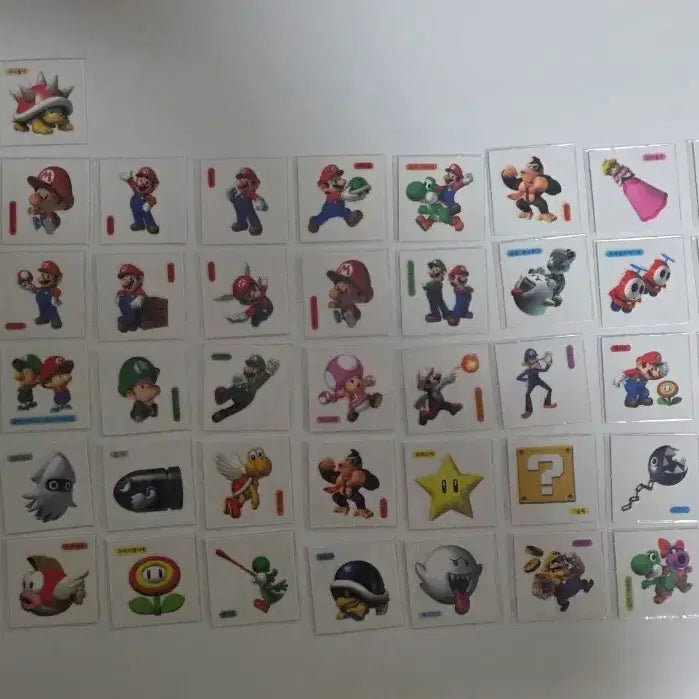 [BUNJANG] Mario Sticker Collection Bundle / 마리오 띠부씰