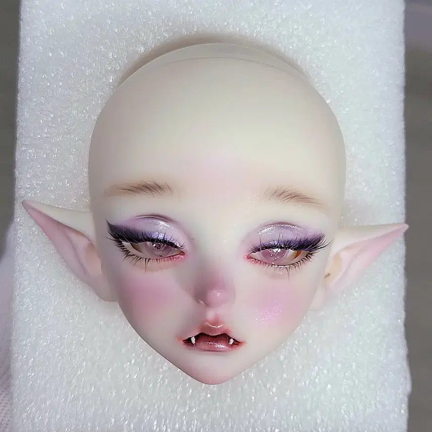 [BUNJANG] MSD Size Ball-Jointed Doll Head (1/4 Scale) - Made-up / 구관 MSD 화장된 헤드 구체관절인형 머리 1/4