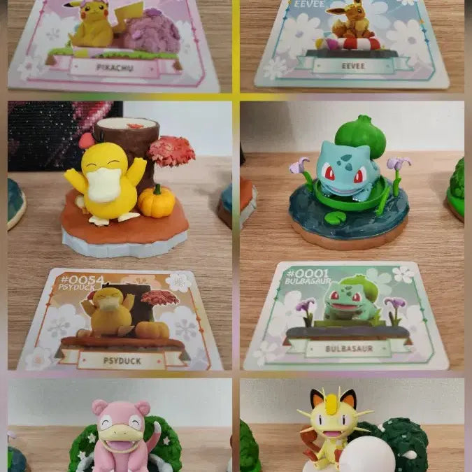 [BUNJANG] Pokemon Nature Friends Figure Set / 포켓몬스터 자연의 벗 피규어 6종